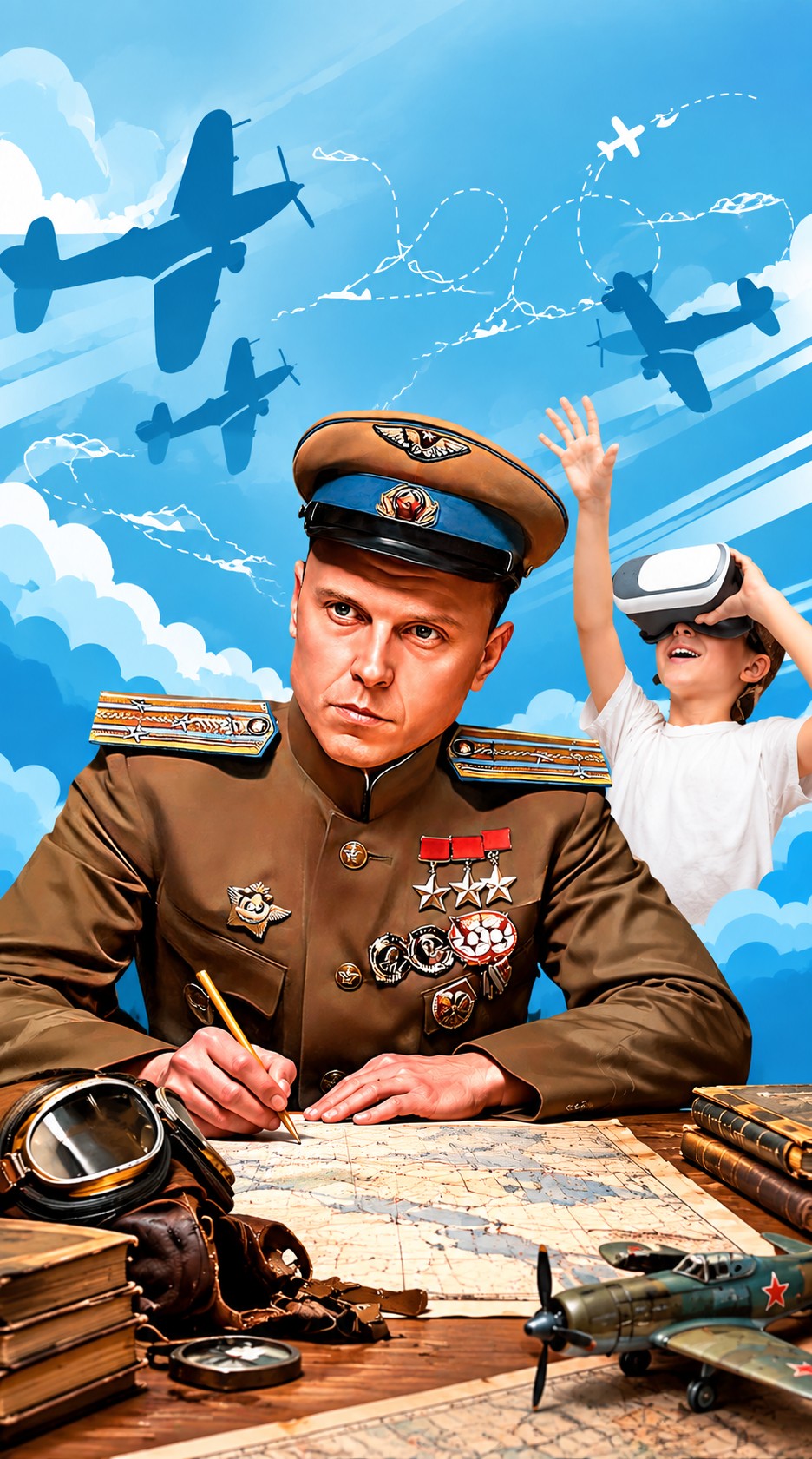 Герои отечества. Покрышкин